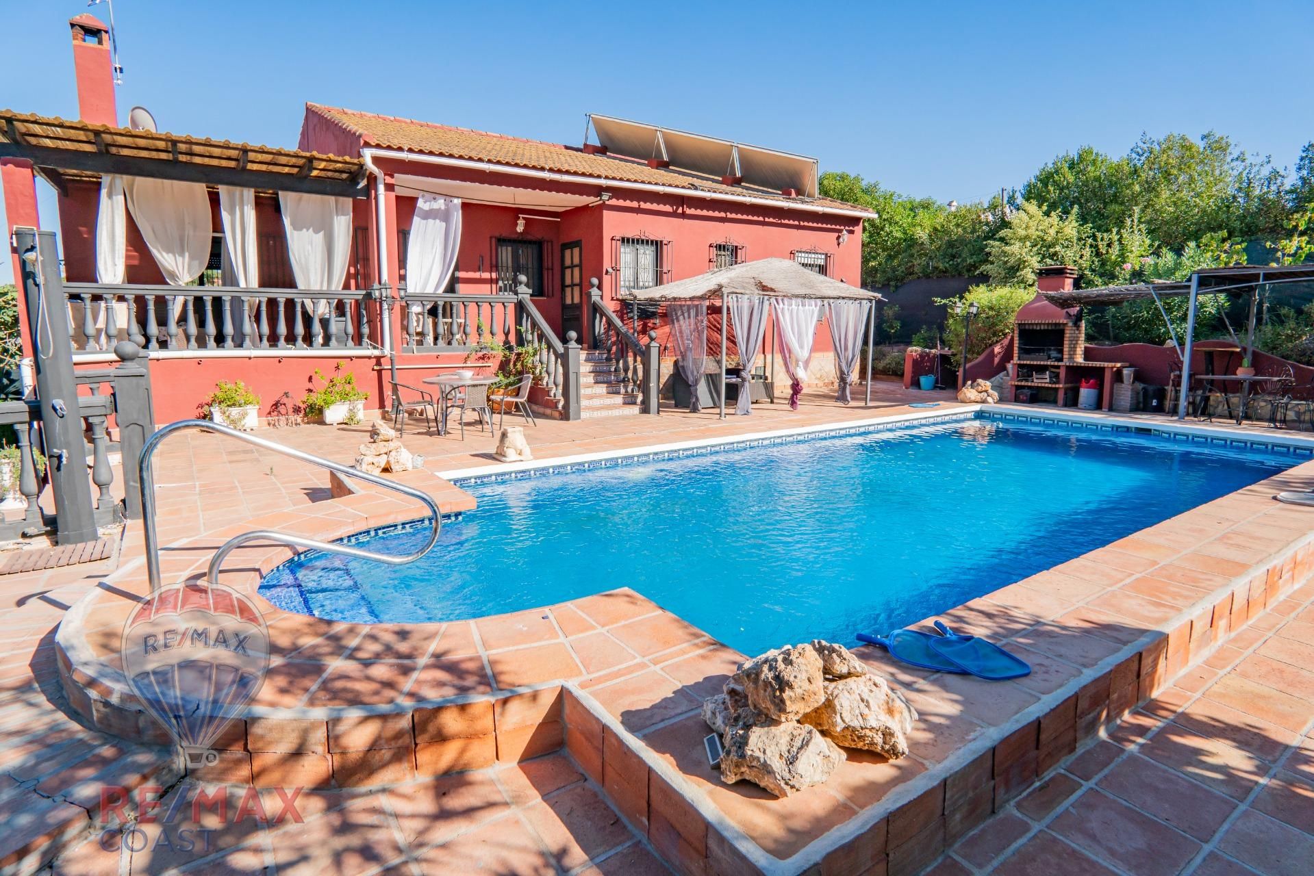 Piscina de Casa o xalet en venda en Coín amb Aire condicionat, Terrassa i Piscina