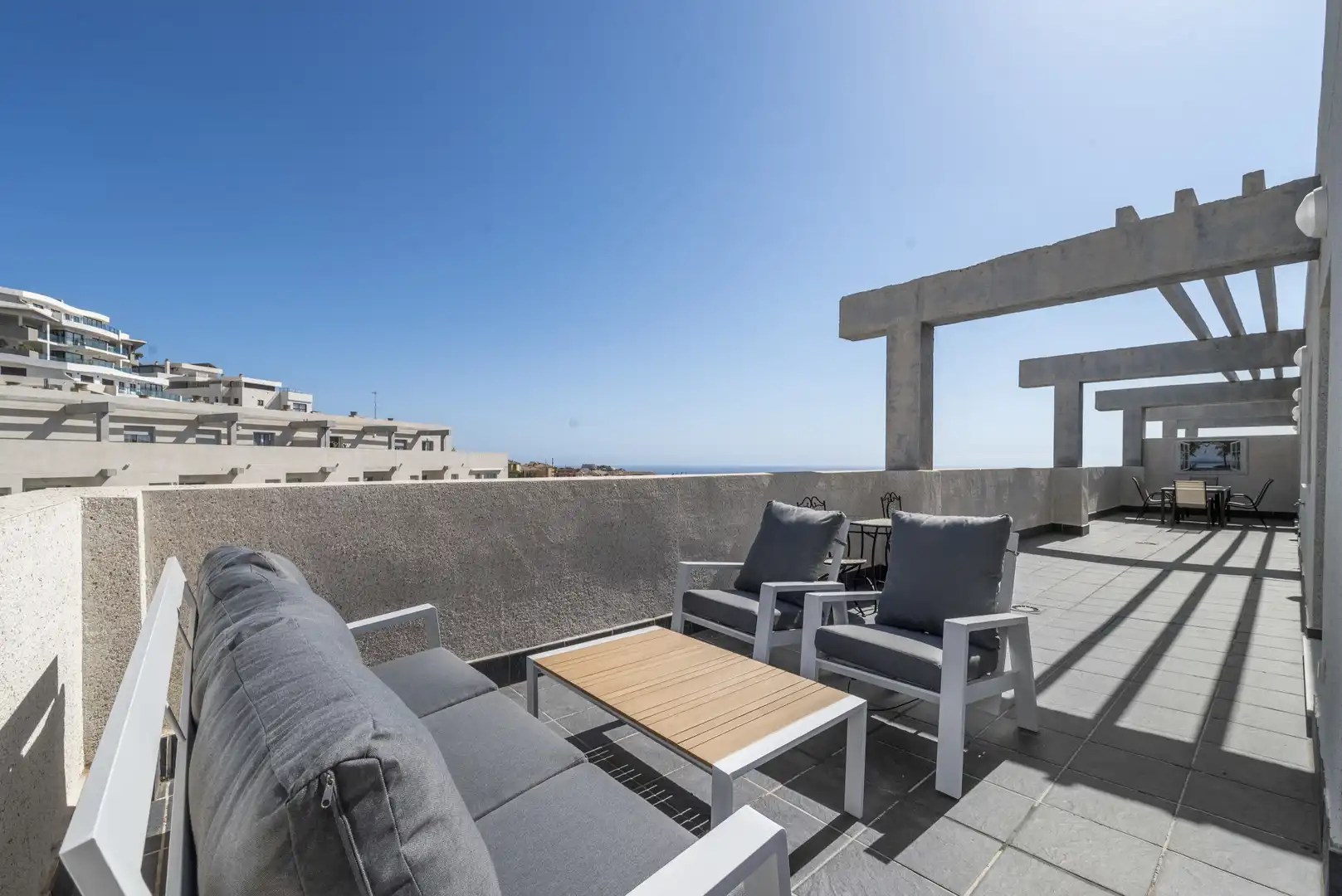 Terraza de Ático en venta en Mijas con Aire acondicionado, Terraza y Piscina