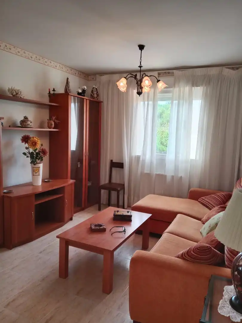 Wohnzimmer von Einfamilien-Reihenhaus zum Verkauf in Venialbo mit Heizung, Privatgarten und Balkon