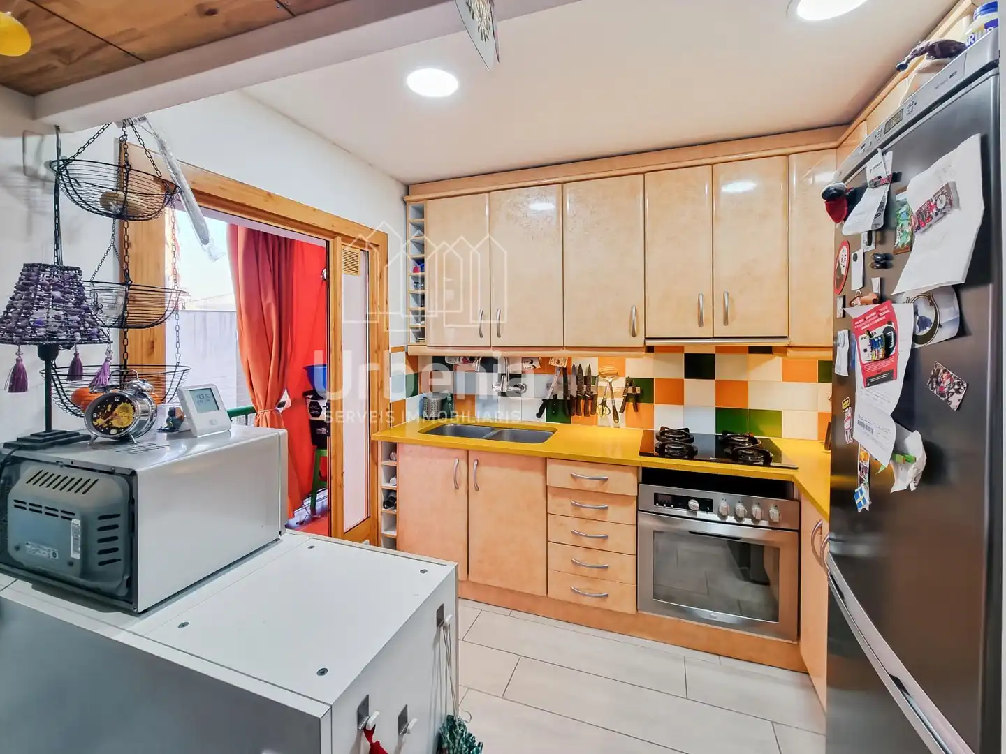 Kitchen of Flat for sale in Mataró  with Heating, Terrace and Storage room