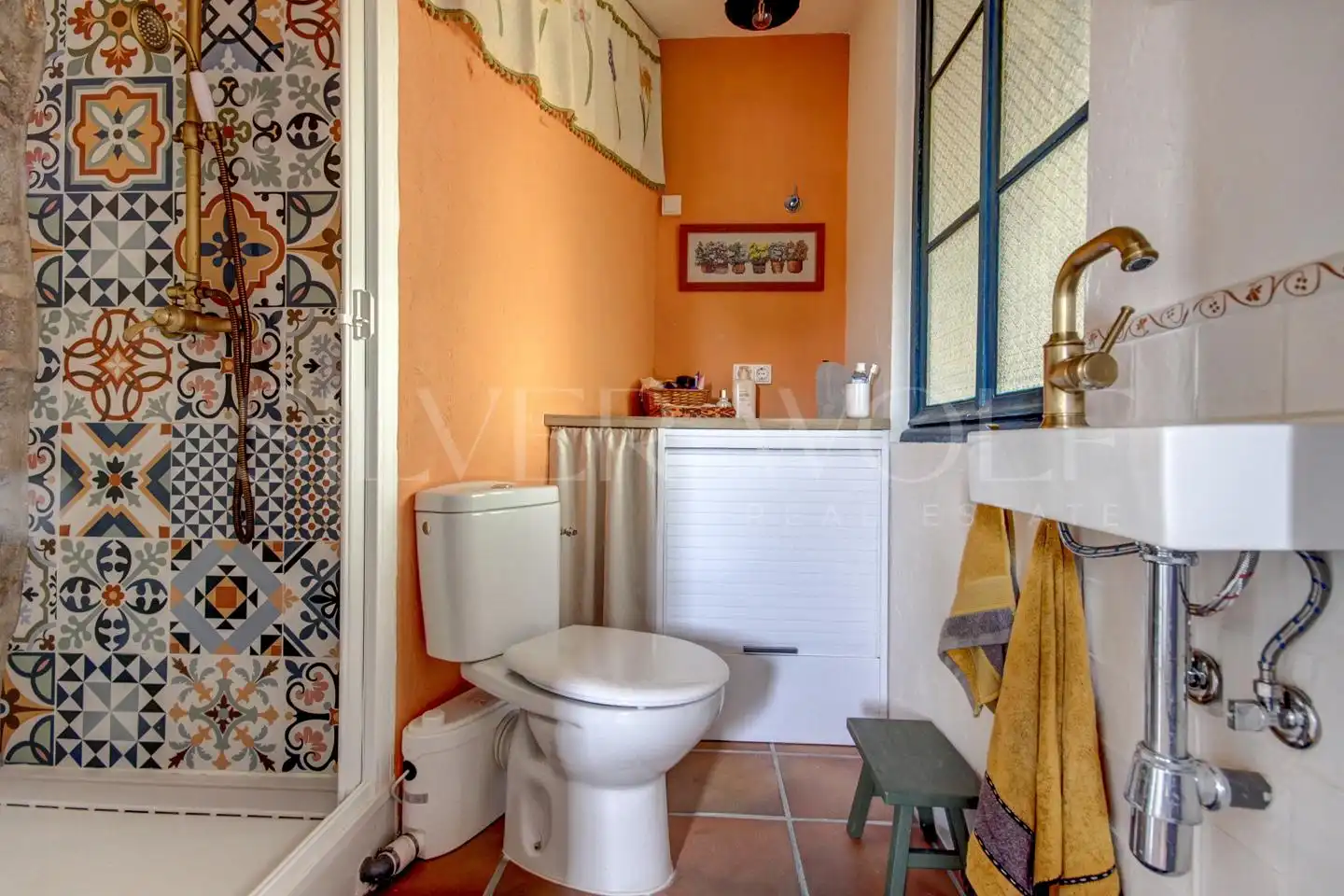 Baño de Casa adosada en venta en Les Piles con Aire acondicionado y Alarma