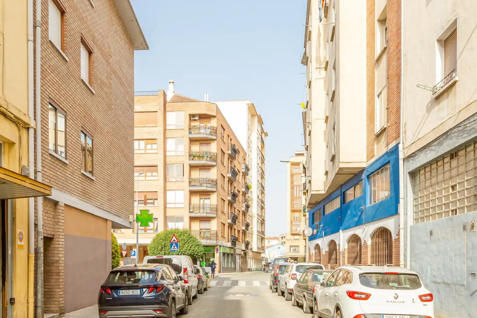 Vista exterior de Pis en venda en Burlada / Burlata amb Calefacció, Parquet i Moblat