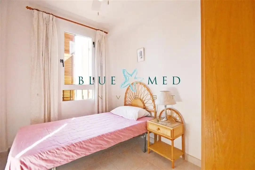 Schlafzimmer von Wohnung zum Verkauf in Mazarrón mit Privatgarten, Terrasse und Möbliert