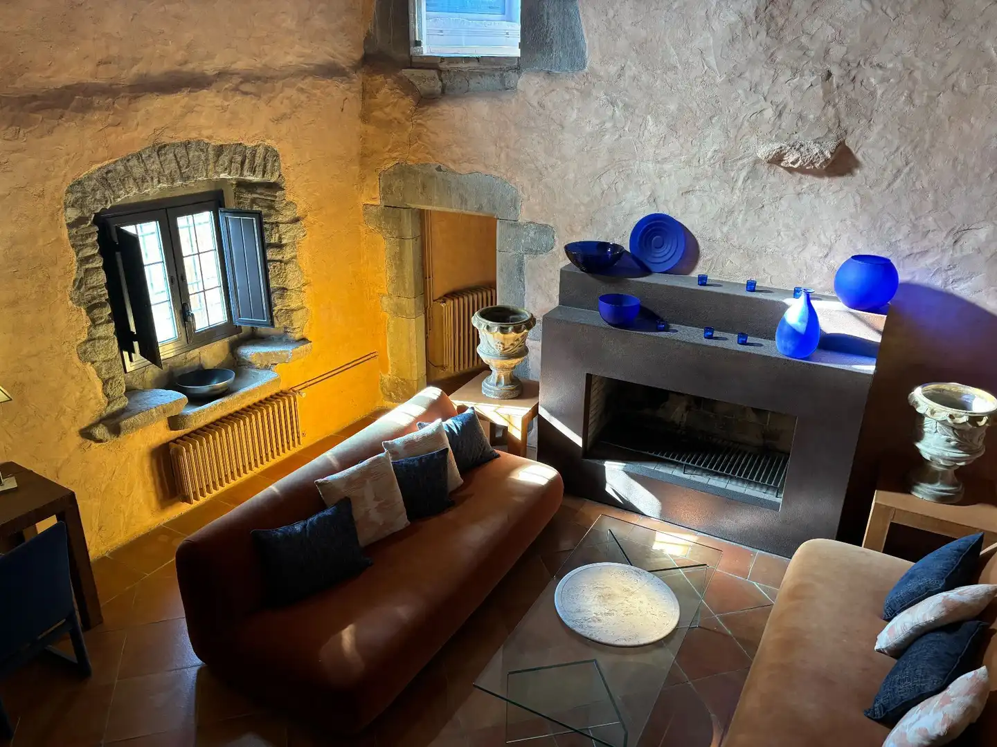 Sala de estar de Finca rústica en venta en Madremanya con Calefacción, Terraza y Trastero