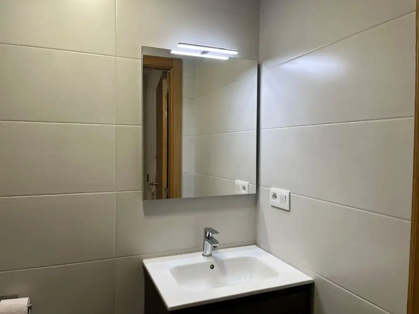 Badezimmer von Wohnung zur Miete in Segorbe mit Möbliert, Ofen und Waschmaschine