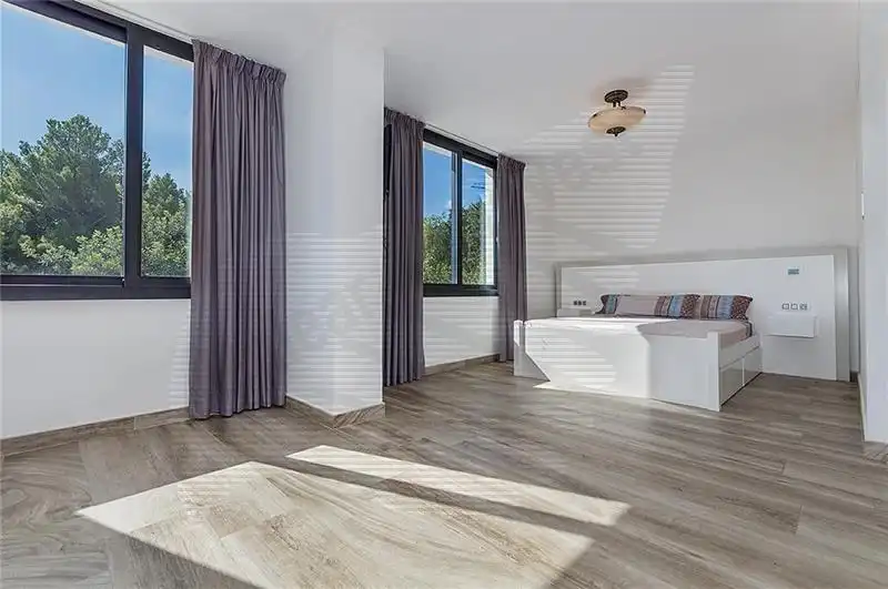 Schlafzimmer von Haus oder Chalet zur Miete in  Palma de Mallorca mit Klimaanlage, Heizung und Privatgarten