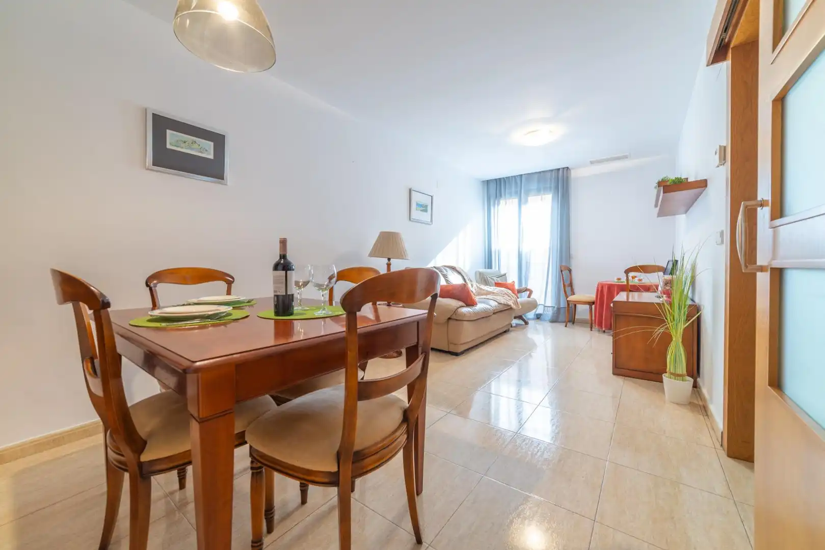 Menjador de Apartament en venda en San Javier amb Aire condicionat, Moblat i Balcó