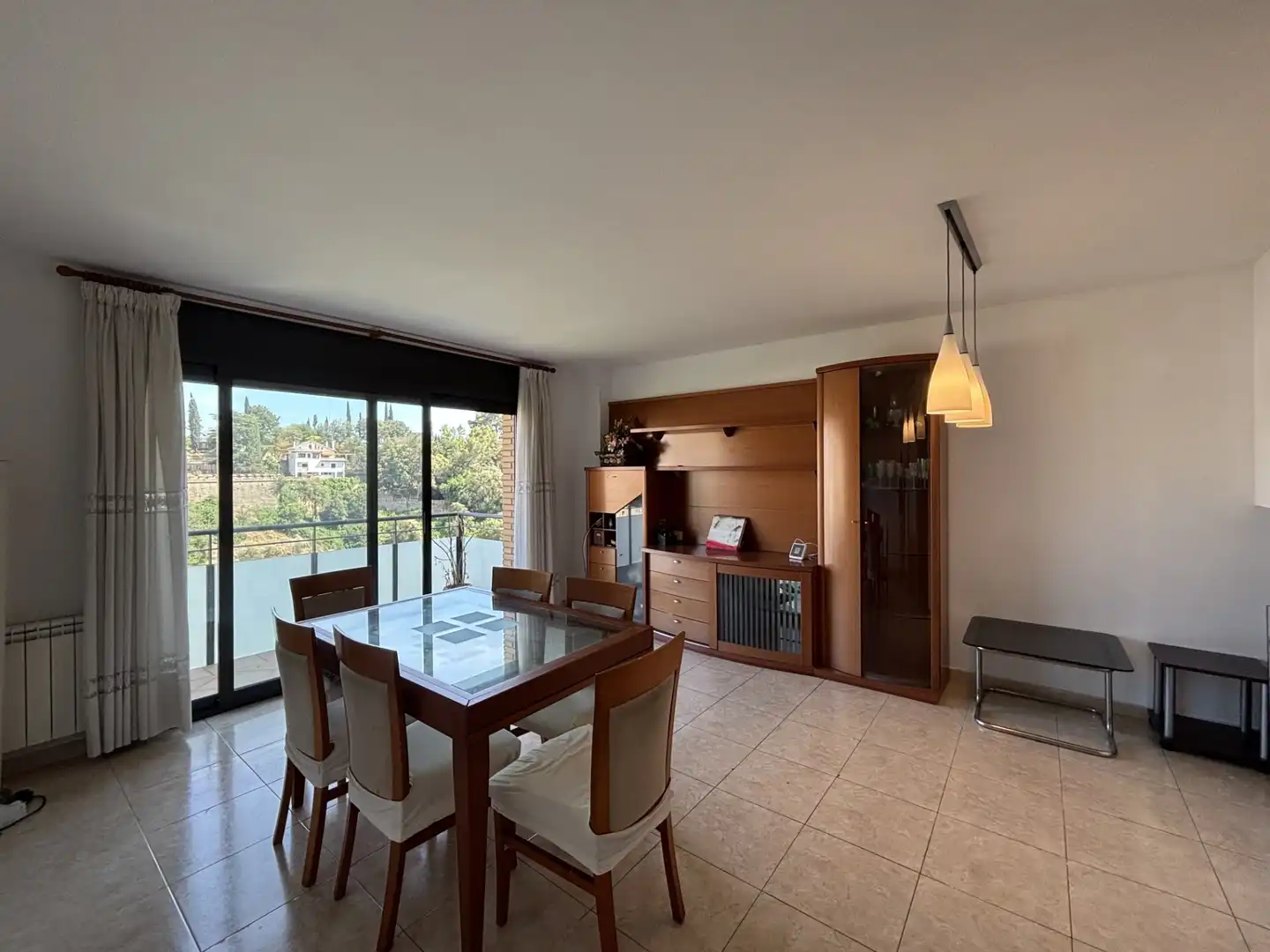 Dining room of Detached homes for sale in Sant Feliu de Codines  with Air Conditioner, Heating and Private garden
