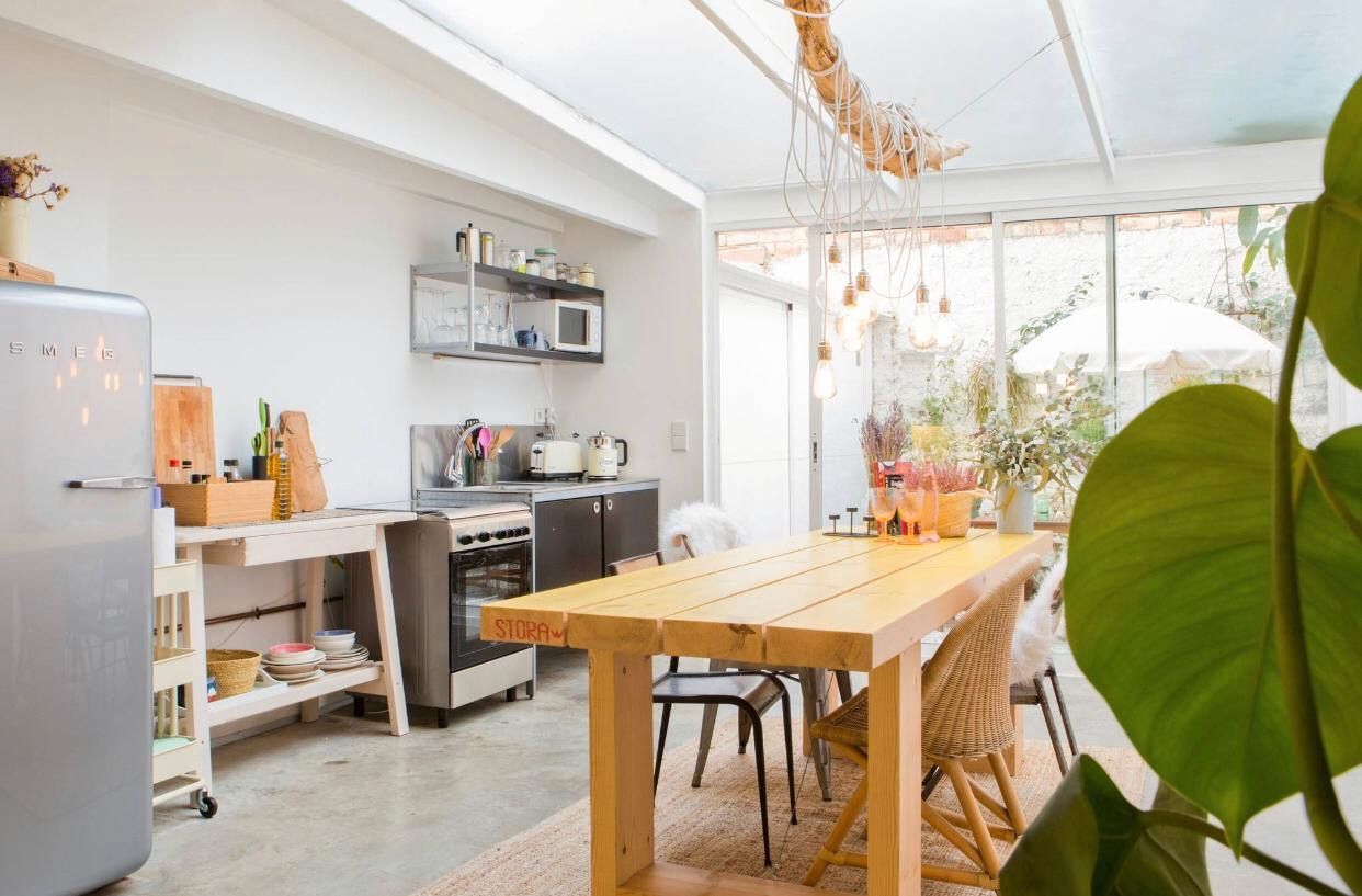 Kitchen of Loft for sale in  Barcelona Capital  with Air Conditioner, Heating and Private garden