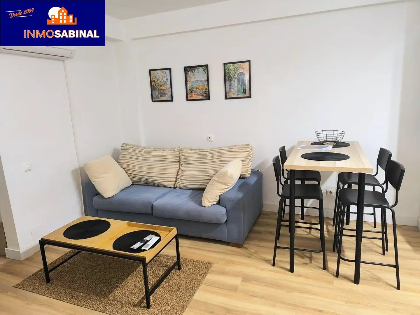 Living room of Flat for rent in Roquetas de Mar  with Air Conditioner and Furnished