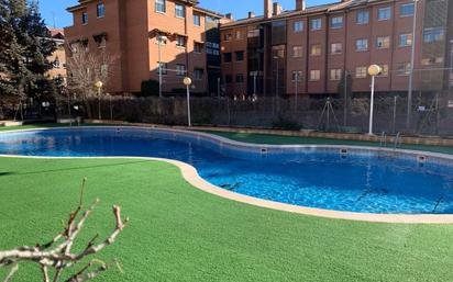 Swimming pool of Flat for sale in Valladolid Capital  with Heating, Private garden and Storage room