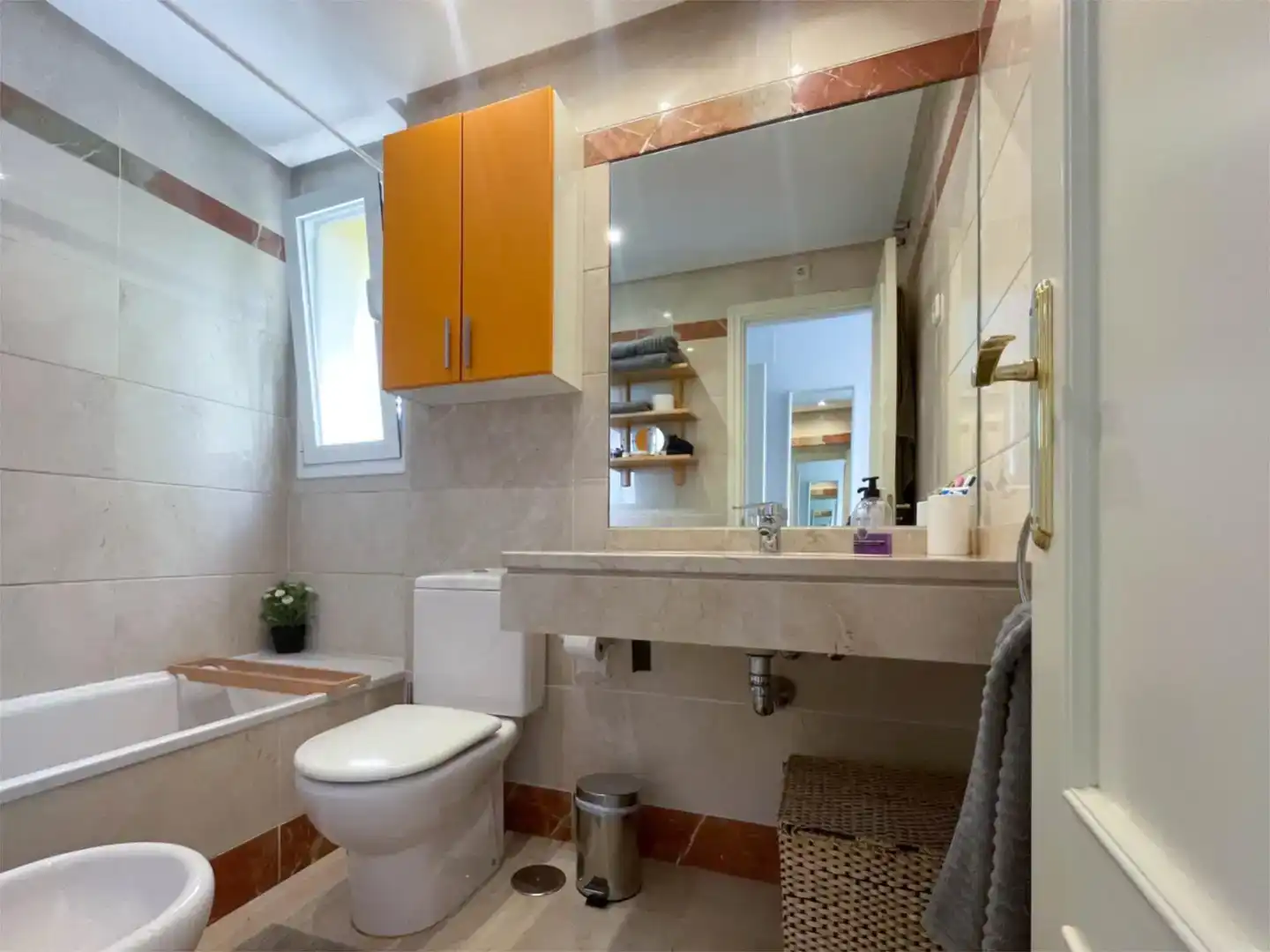 Bany de Apartament en venda en Mijas amb Aire condicionat i Piscina