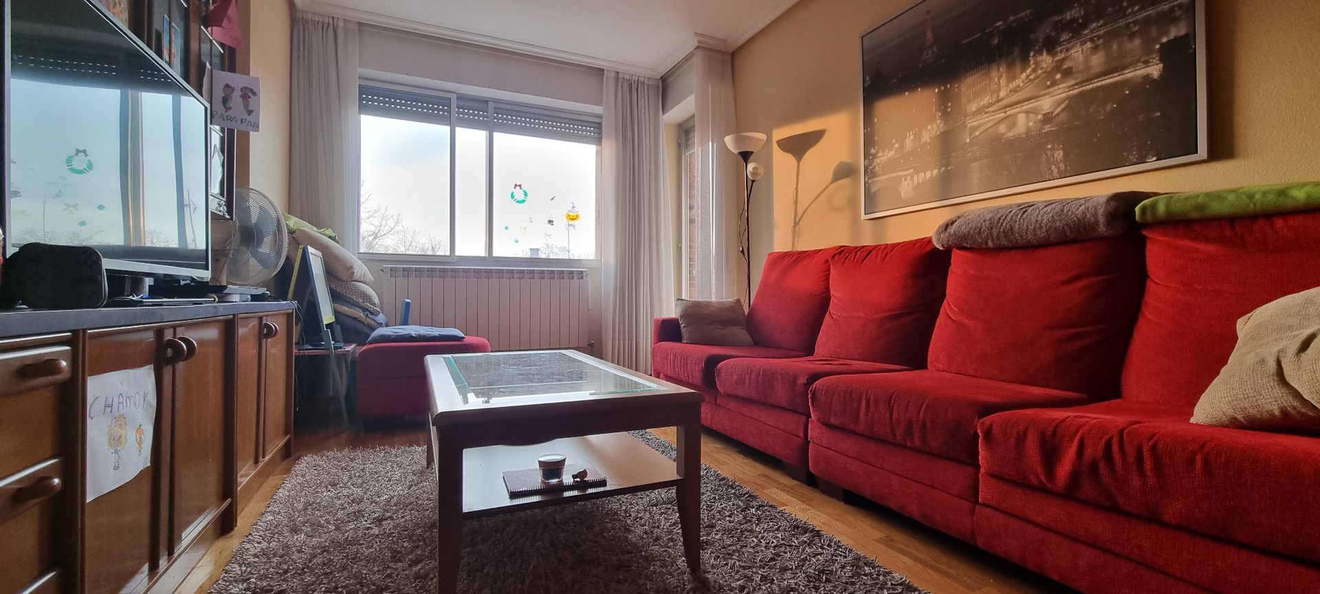 Living room of Flat for sale in  Logroño  with Heating, Terrace and Storage room
