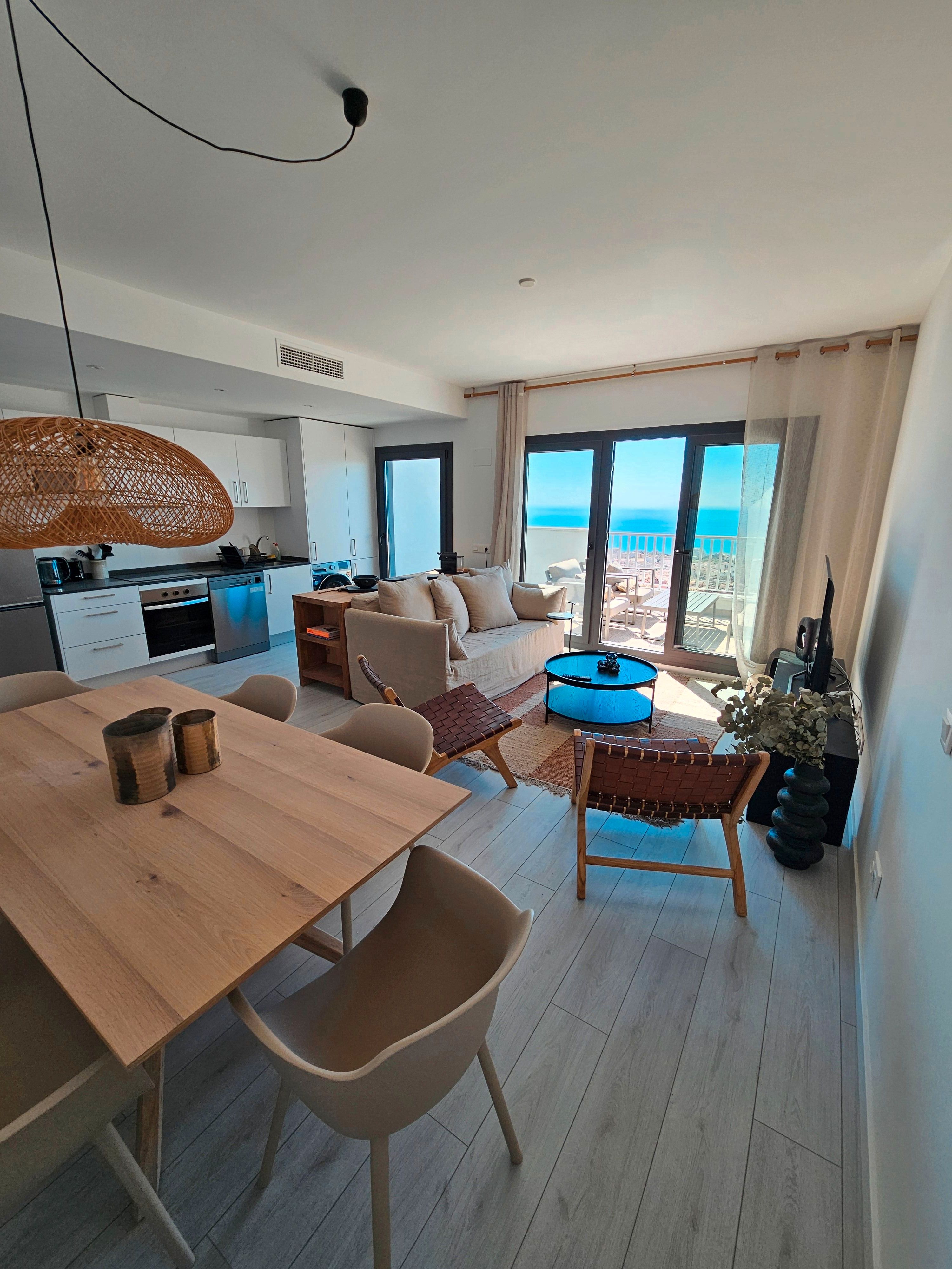 Living room of Apartment to rent in Benalmádena  with Air Conditioner, Heating and Terrace