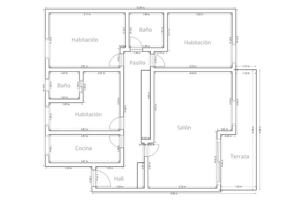 Piso en venta en Madrid con Aire acondicionado, Calefacción y Terraza