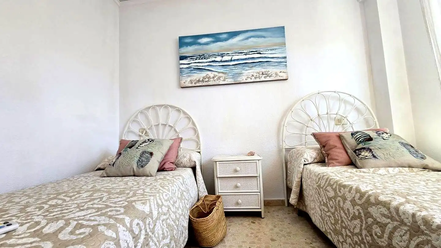 Bedroom of Apartments for rent in Gandia  with Terrace, Furnished and Community pool