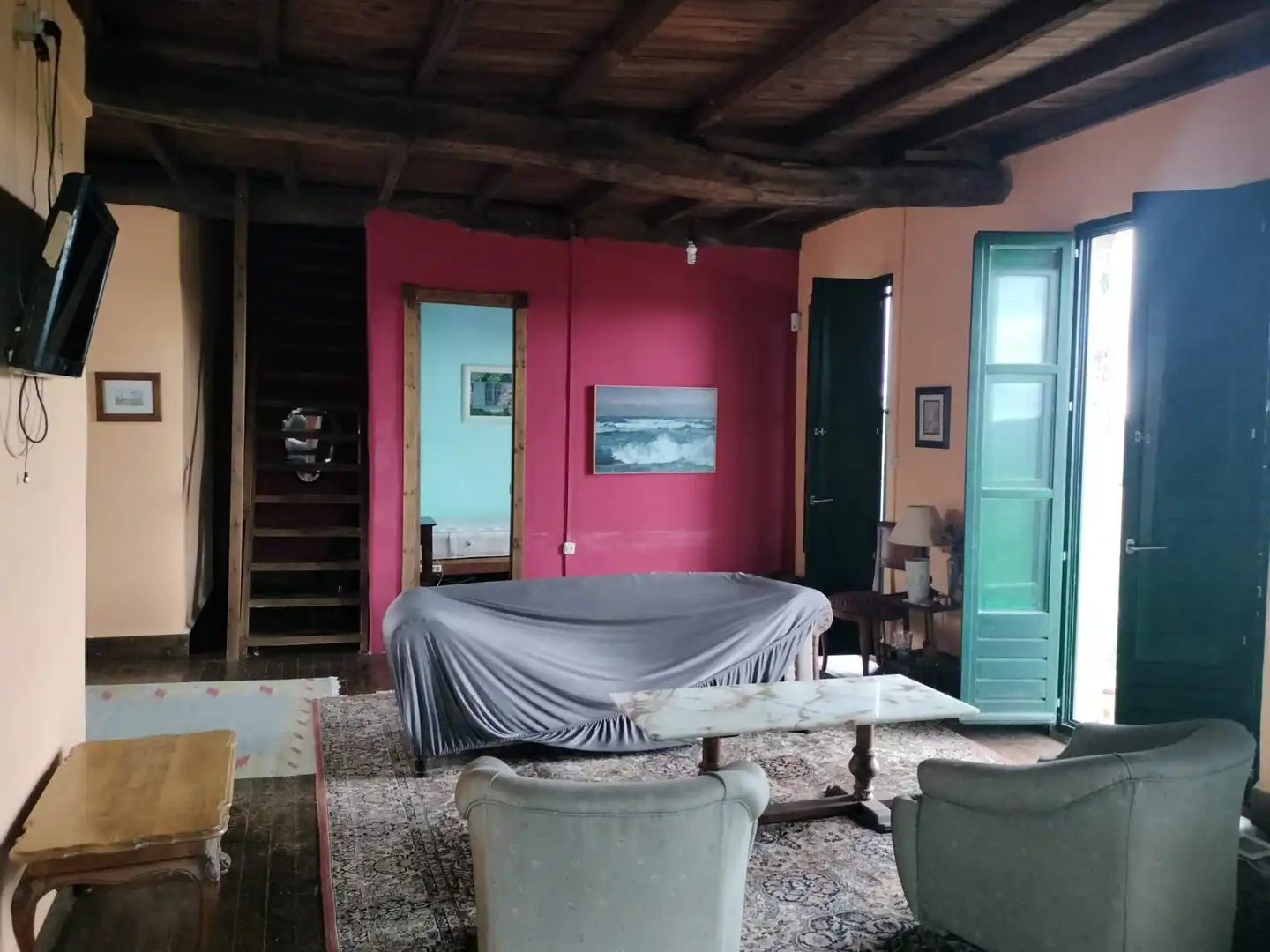 Living room of Houses for sale in Ribadavia  with Furnished