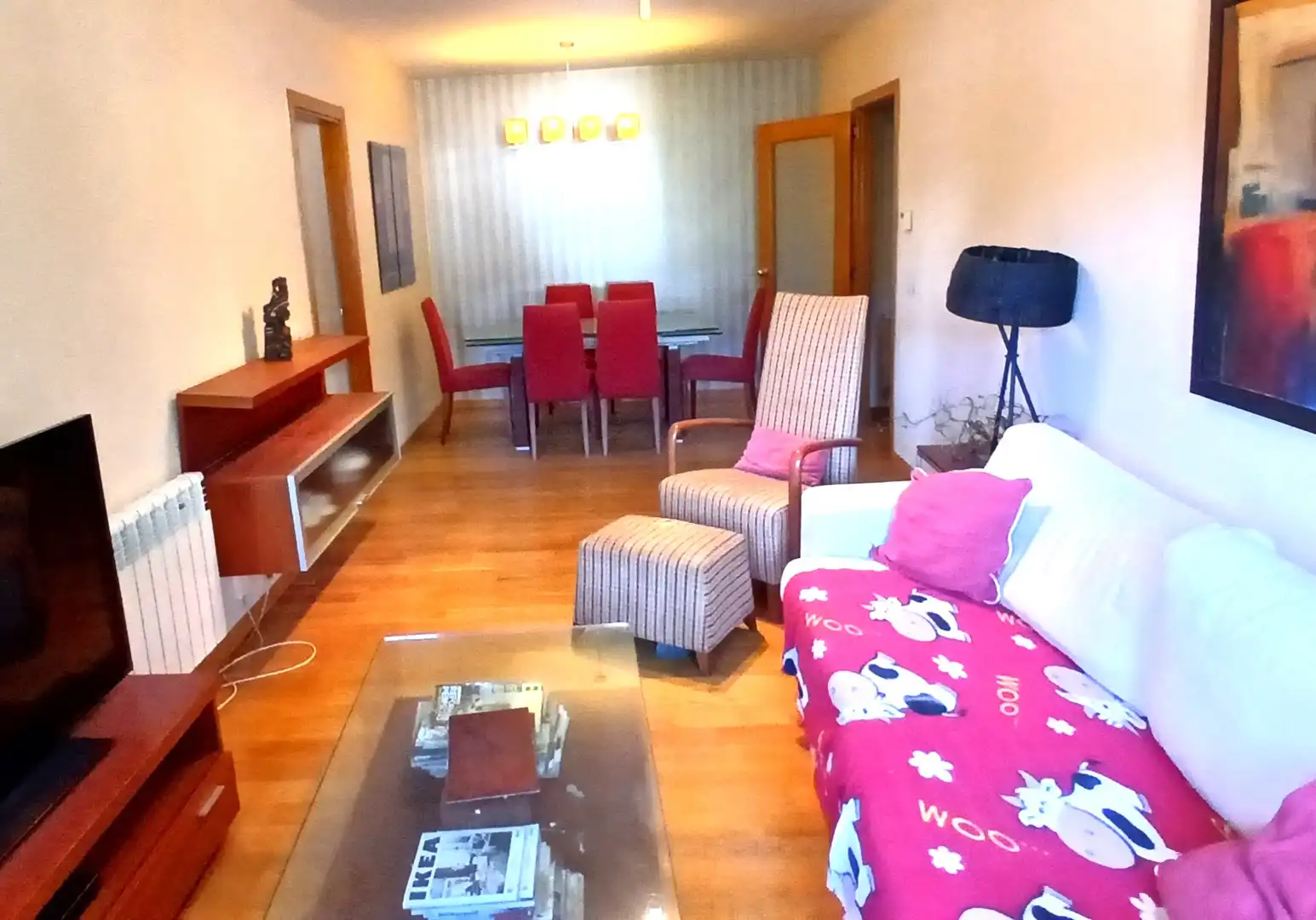 Living room of Flat for sale in Collado Villalba  with Heating, Parquet flooring and Terrace