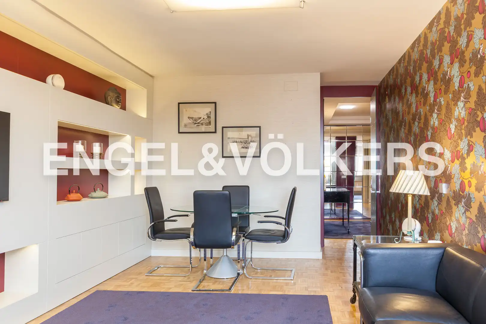 Sala de estar de Piso de alquiler en Madrid con Aire acondicionado, Calefacción y Parquet