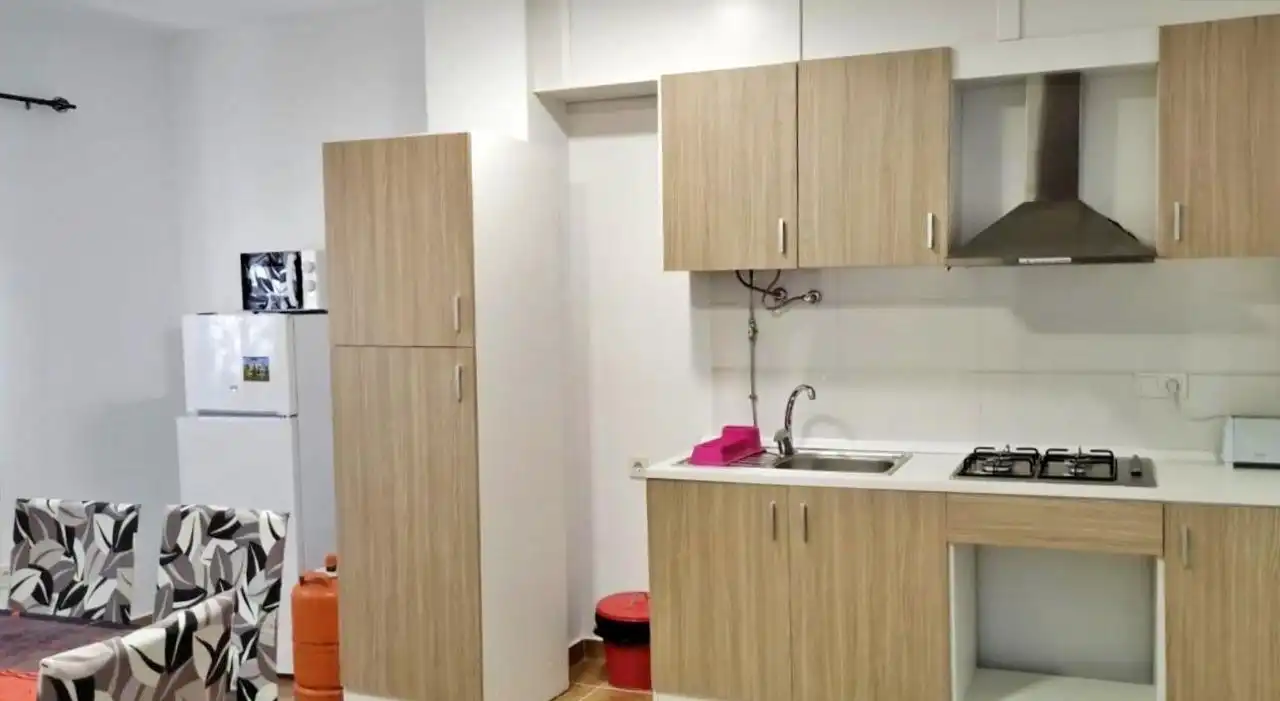 Cocina de Casa o chalet en venta en Alcalá del Júcar con Aire acondicionado, Jardín privado y Terraza