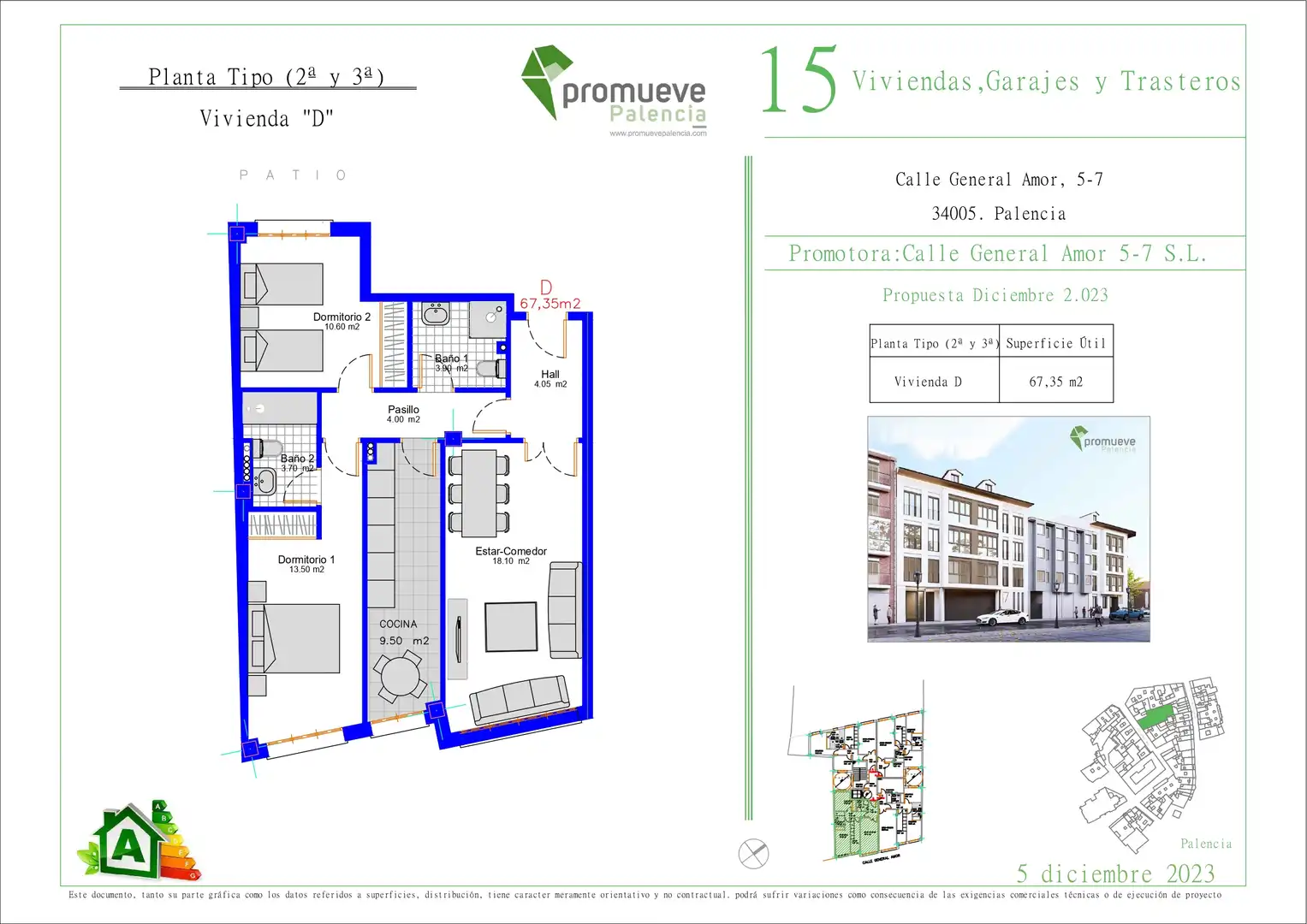 Wohnung mit Aufzug zum Verkauf in Calle General Amor 7, imagen 2