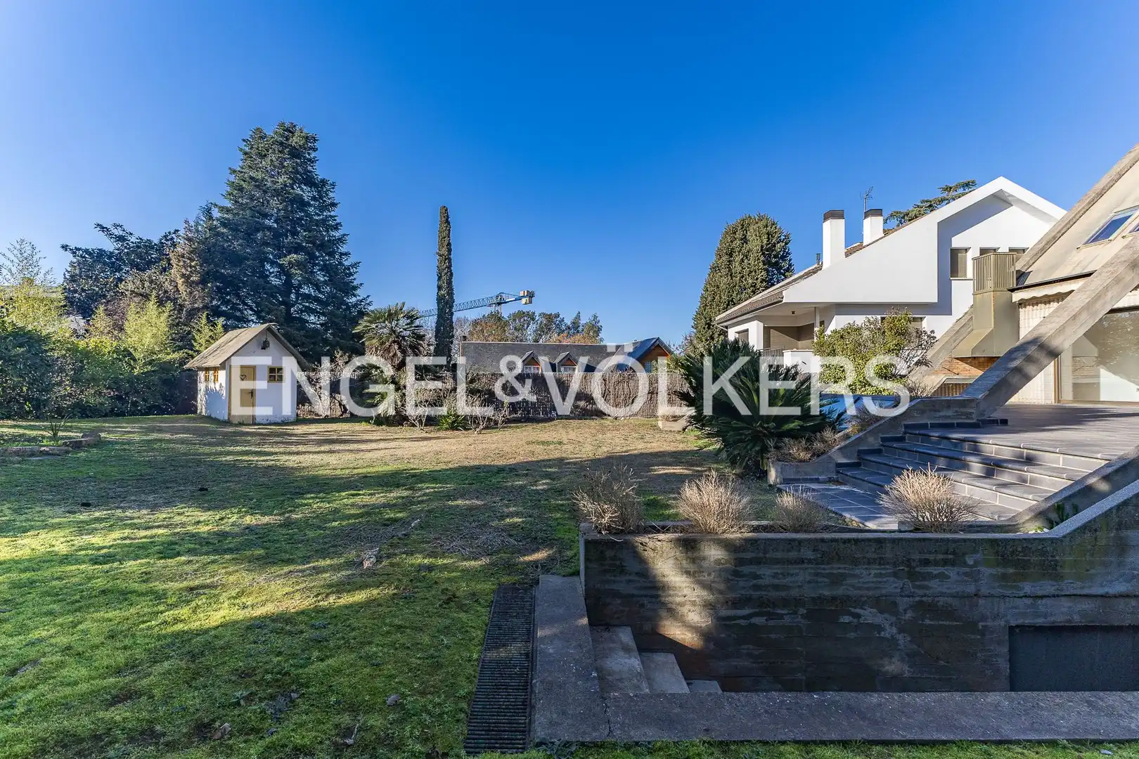 Vista exterior de Casa o chalet de alquiler en Sant Cugat del Vallès con Calefacción, Jardín privado y Parquet