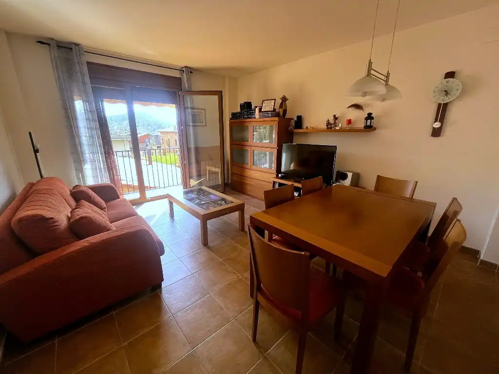 Sala d'estar de Dúplex en venda en Beceite amb Calefacció, Terrassa i Moblat