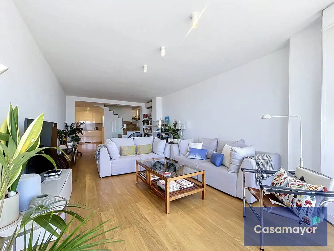 Sala d'estar de Dúplex en venda en Alicante / Alacant amb Aire condicionat