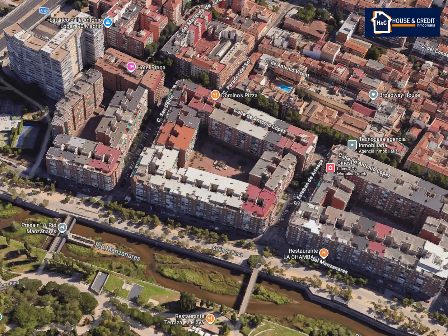 Exterior view of Flat for rent in Madrid  with Air Conditioner, Heating and Parquet flooring