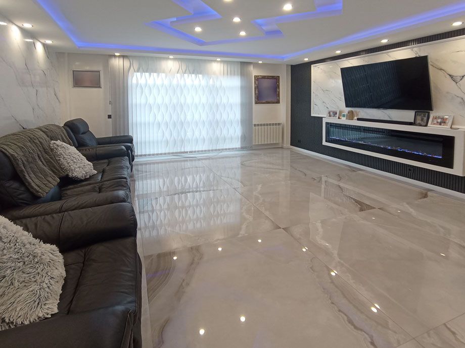 Sala d'estar de Casa o xalet en venda en Iruña Oka / Iruña de Oca amb Calefacció, Terrassa i Moblat