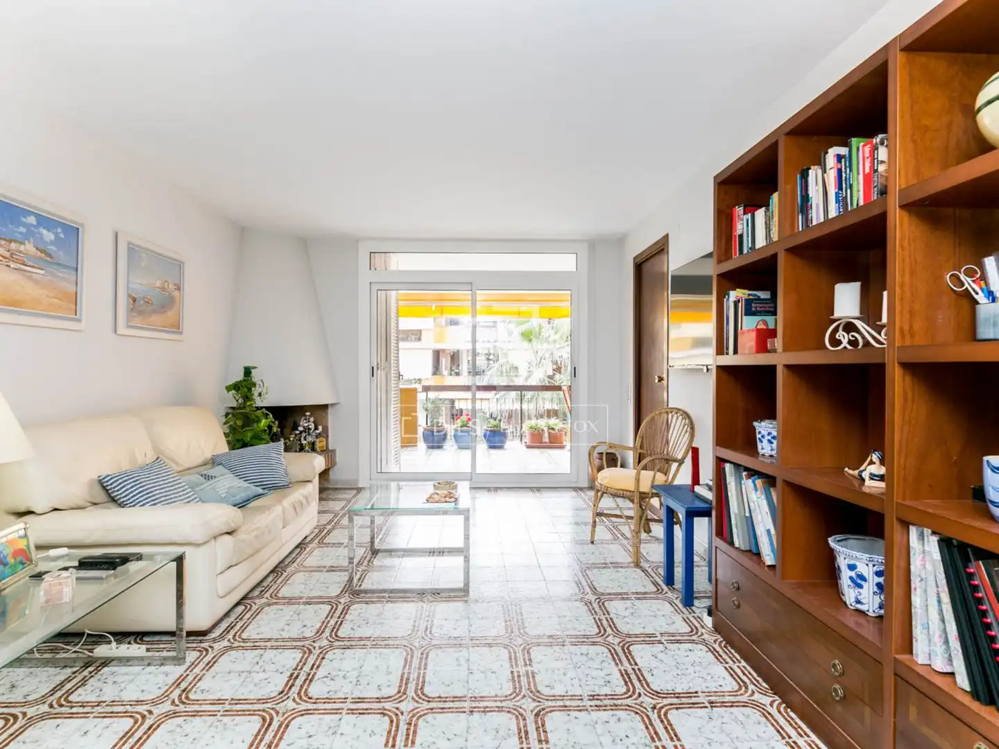 Wohnzimmer von Wohnung zum Verkauf in Castelldefels mit Heizung, Privatgarten und Terrasse