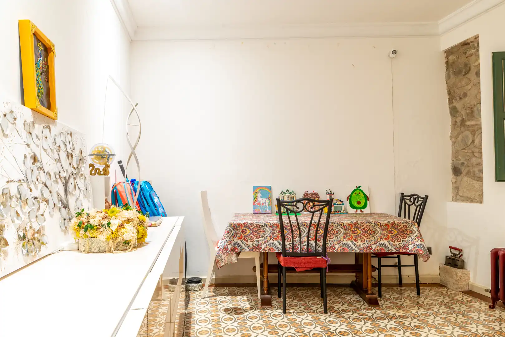 Esszimmer von Maisonette zur Miete in Girona mit Heizung, Möbliert und Ofen