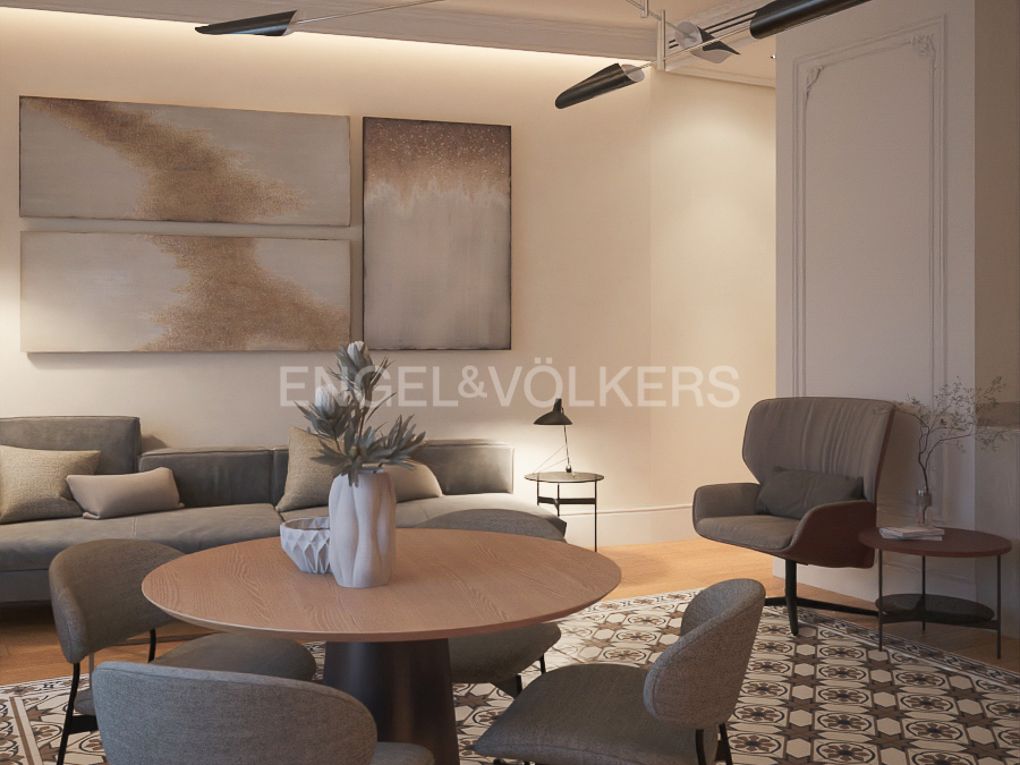 Living room of Apartment for sale in  Valencia Capital  with Air Conditioner and Heating