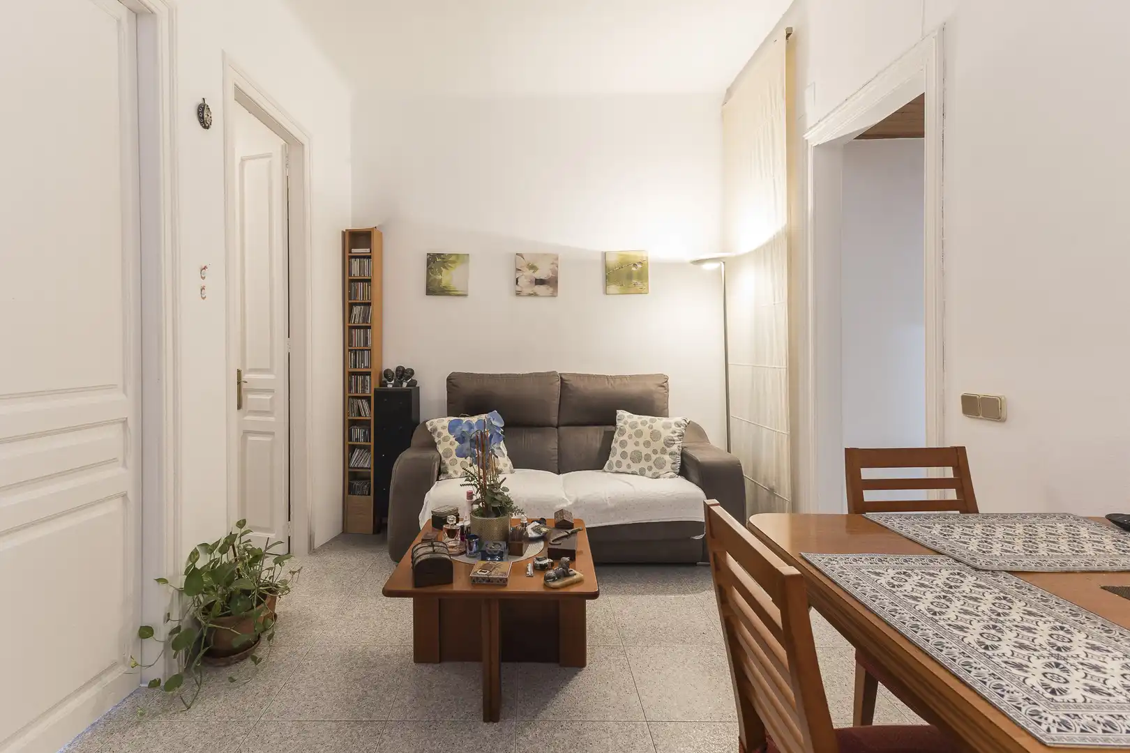 Sala de estar de Piso en venta en Barcelona con Aire acondicionado, Calefacción y Balcón