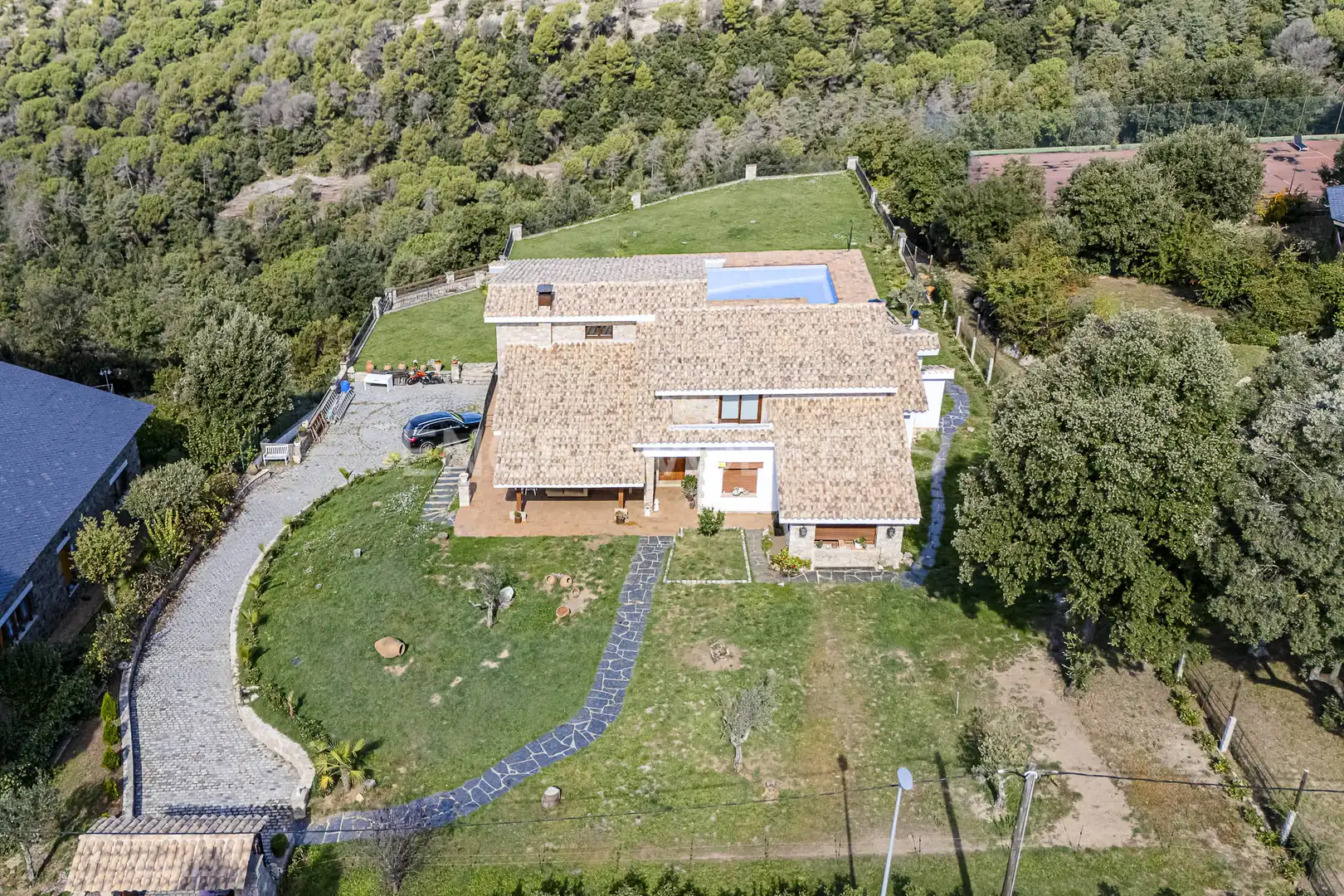 Vista exterior de Casa o xalet en venda en Seva amb Aire condicionat, Calefacció i Jardí privat