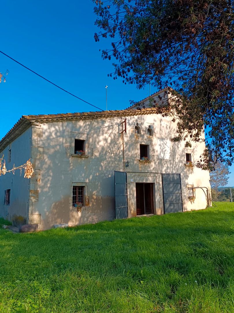 Exterior view of Country house for sale in Caldes de Malavella  with Private garden