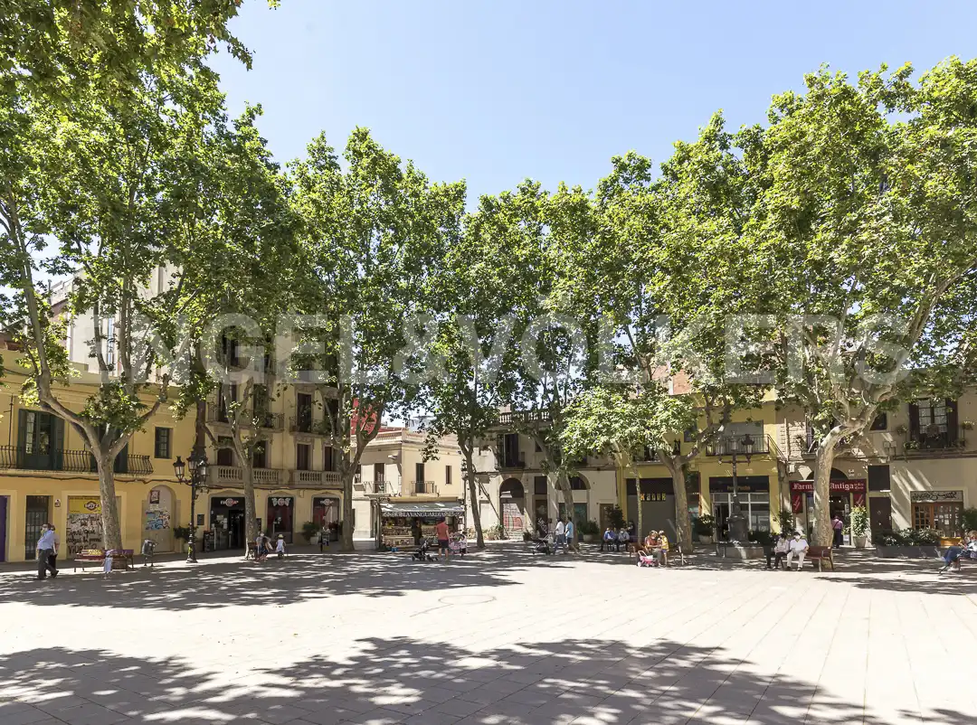 Außenansicht von Dachboden zum Verkauf in Barcelona mit Klimaanlage, Heizung und Parkett