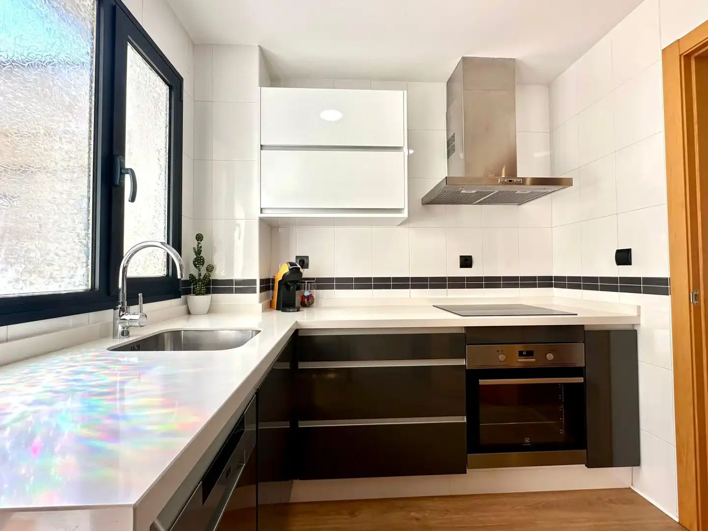 Cocina de Piso en venta en Almería con Aire acondicionado, Terraza y Trastero