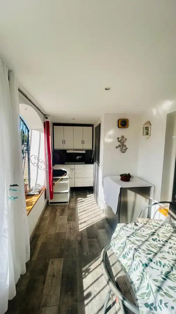 Cocina de Apartamento en venta en Empuriabrava con Aire acondicionado, Terraza y Piscina comunitaria