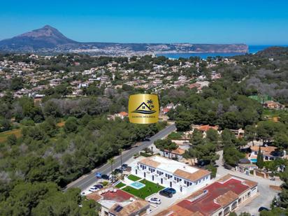 Exterior view of Single-family semi-detached for sale in Jávea / Xàbia  with Air Conditioner, Heating and Private garden
