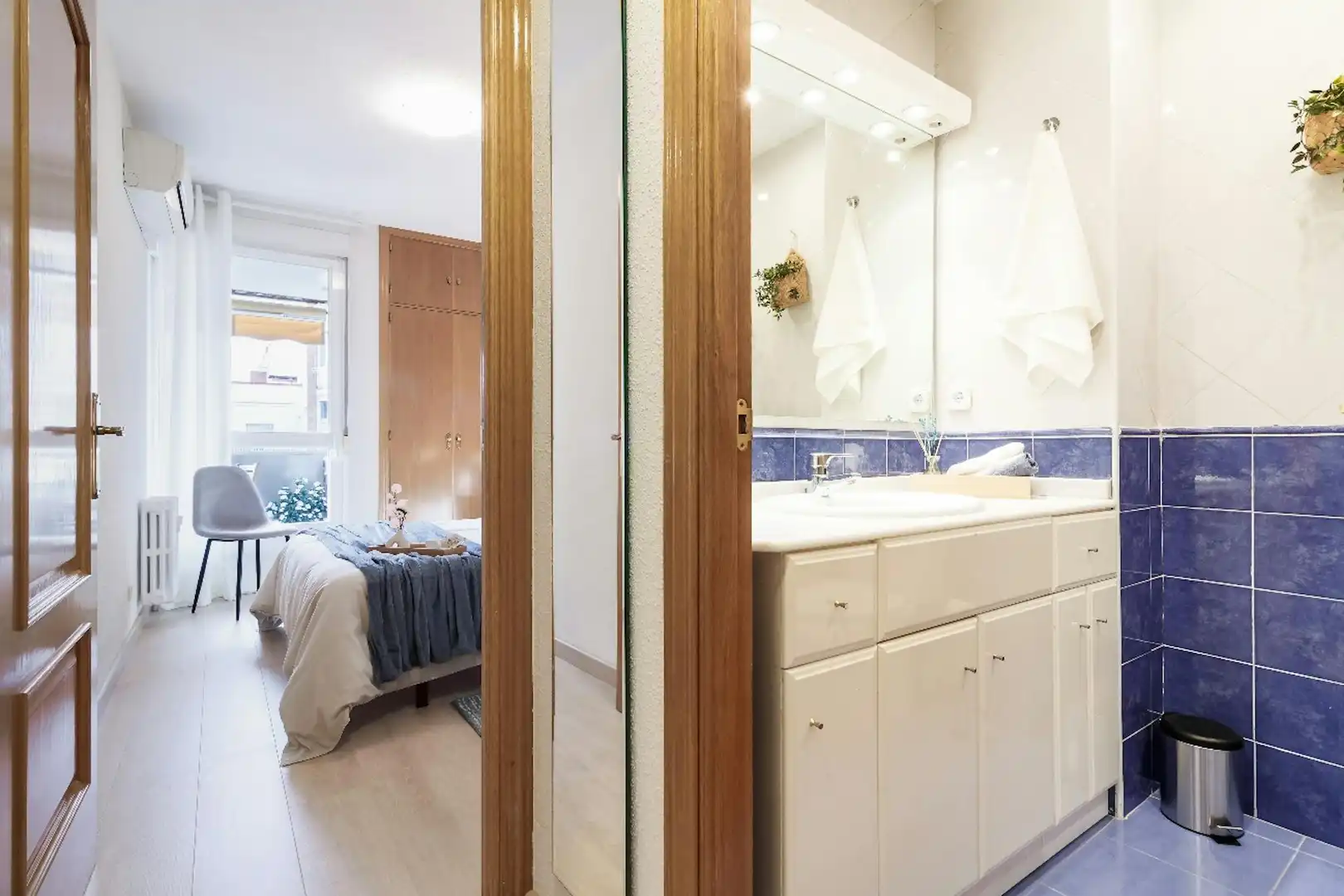 Baño de Piso de alquiler en Madrid con Aire acondicionado, Calefacción y Amueblado