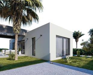 Exterior view of Single-family semi-detached for sale in  Murcia Capital  with Air Conditioner, Private garden and Terrace