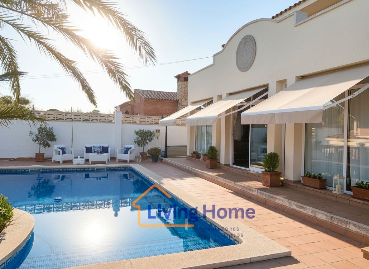 Vista exterior de Casa o xalet en venda en Cambrils amb Aire condicionat, Calefacció i Jardí privat