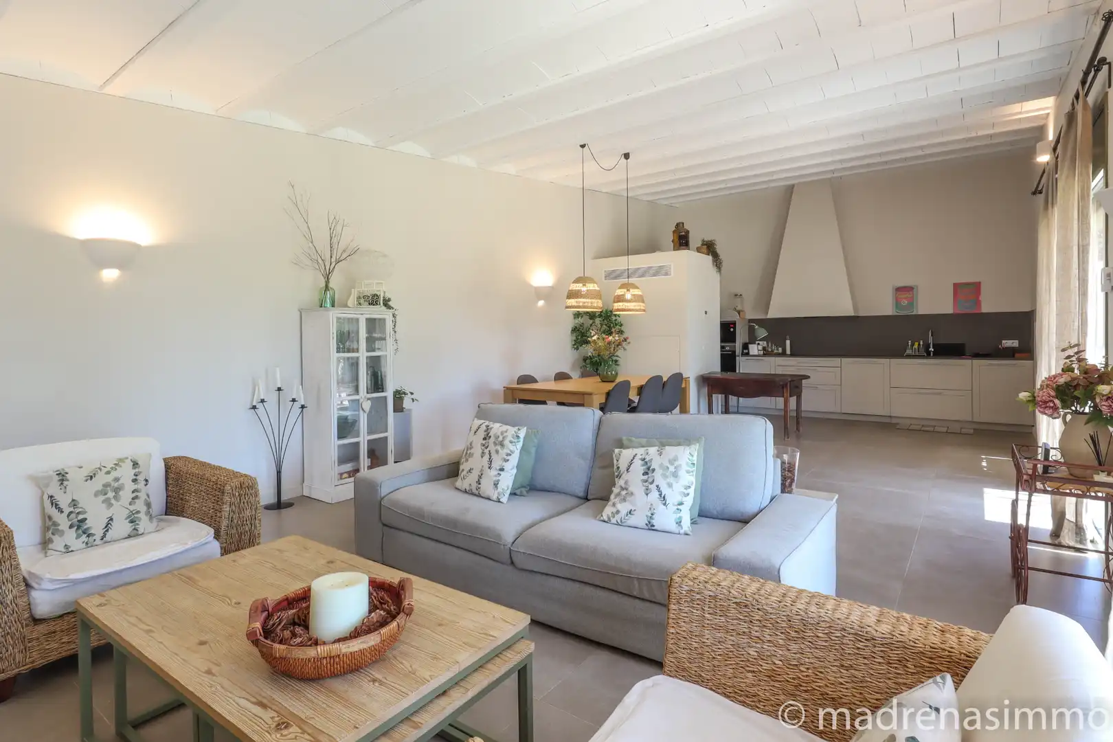 Sala de estar de Casa o chalet de alquiler en Ultramort con Aire acondicionado, Calefacción y Jardín privado