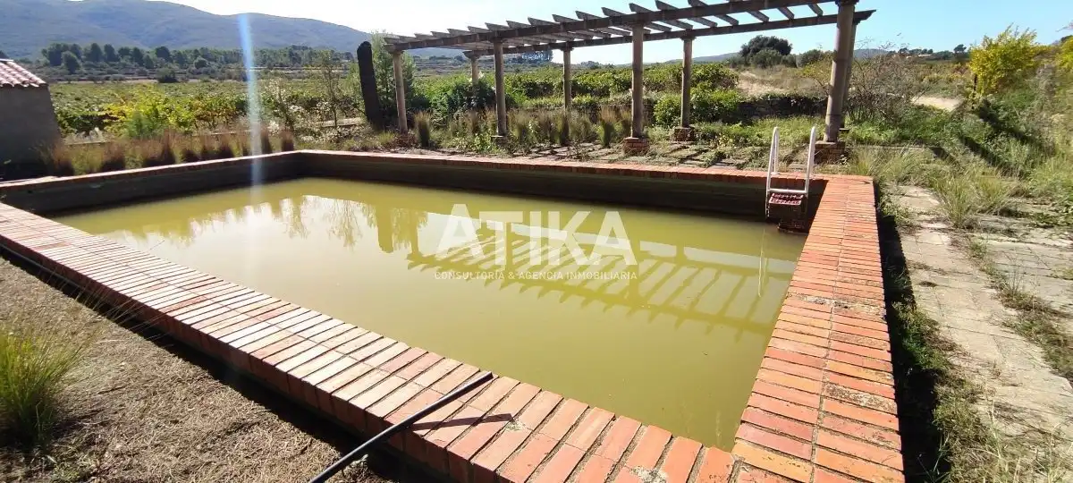 Piscina de Finca rústica en venta en Ontinyent con Jardín privado, Terraza y Trastero