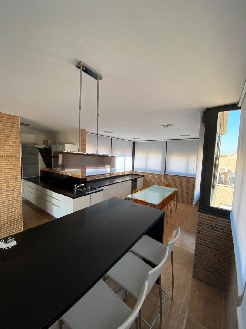 Kitchen of Attic for sale in Roquetas de Mar  with Air Conditioner, Heating and Terrace