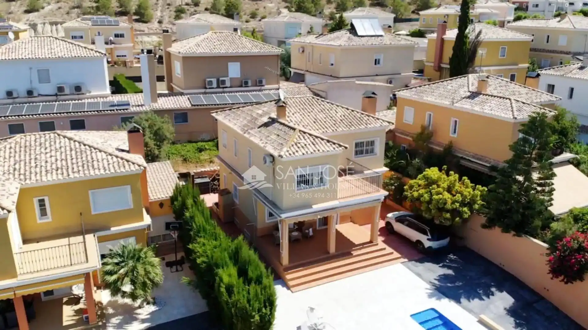 Exterior view of Houses for sale in Aspe  with Air Conditioner, Heating and Private garden