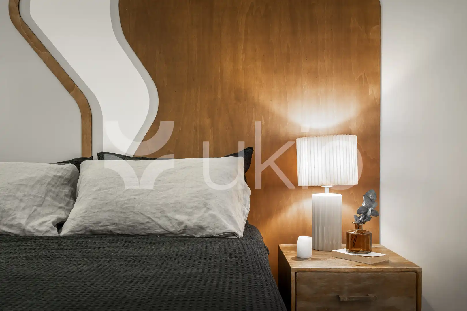 Schlafzimmer von Wohnungen zur Miete in Madrid mit Klimaanlage, Heizung und Terrasse