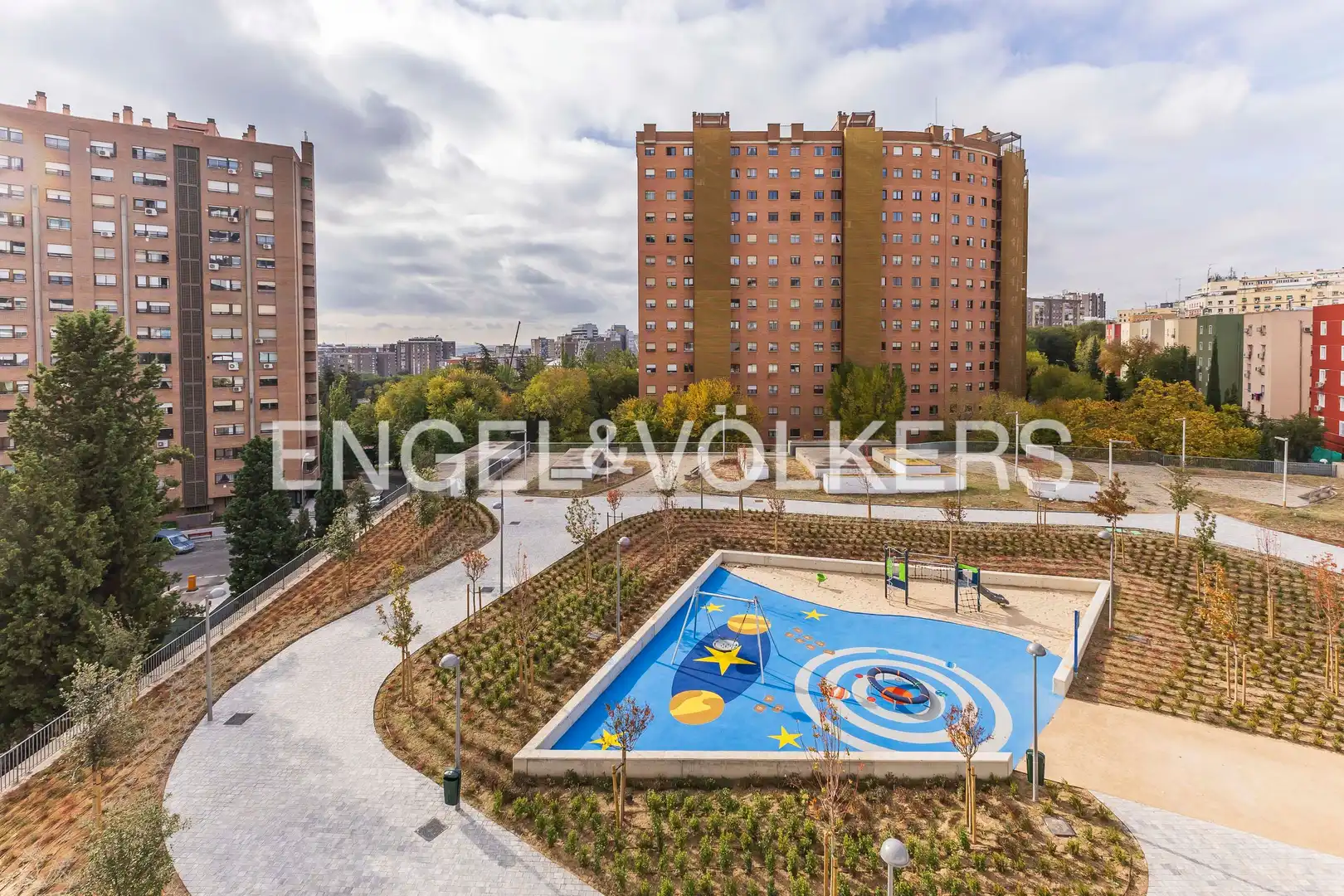 Terrace of Flat for rent in Madrid  with Air Conditioner, Heating and Storage room