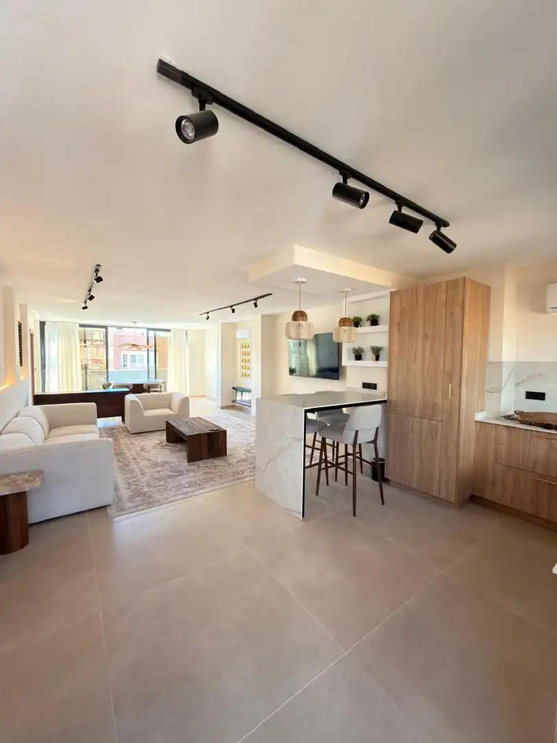 Wohnzimmer von Dachboden zur Miete in Alicante / Alacant mit Klimaanlage, Heizung und Terrasse